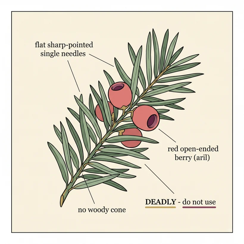 Yew identifying features