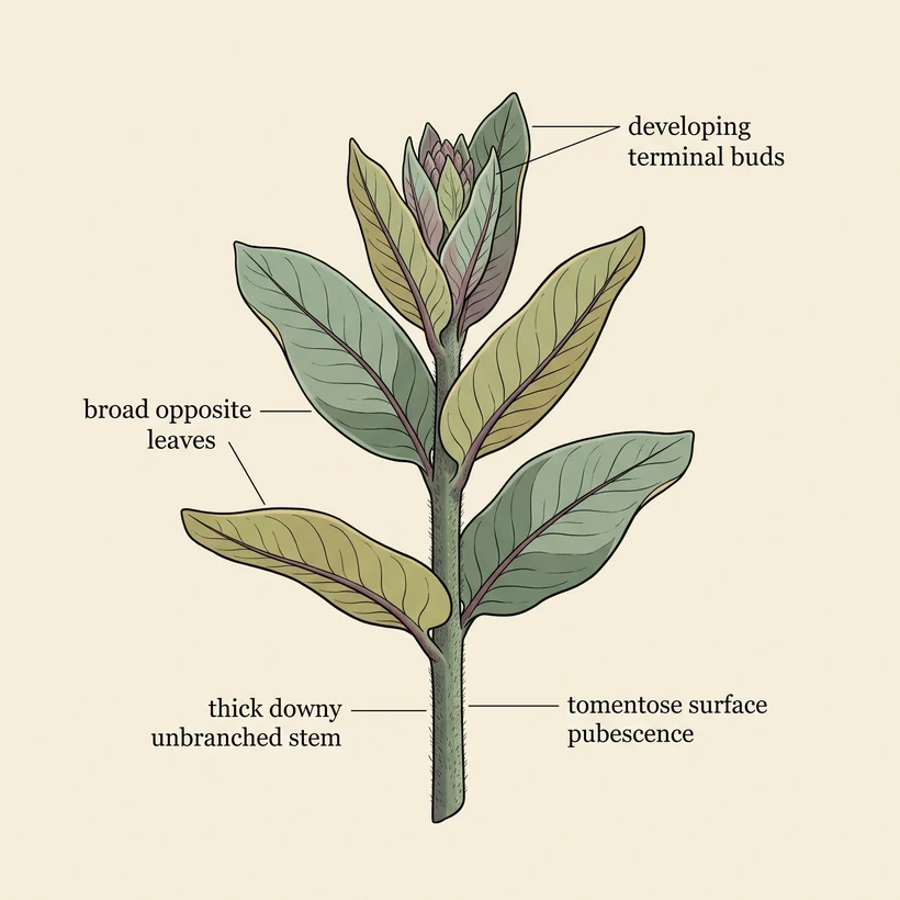 Common milkweed identifying features