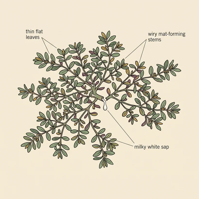 Prostrate spurge identifying features