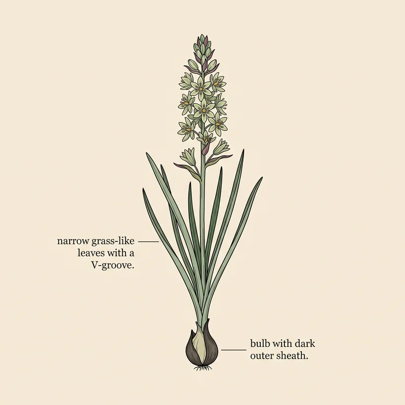 Death camas identifying features