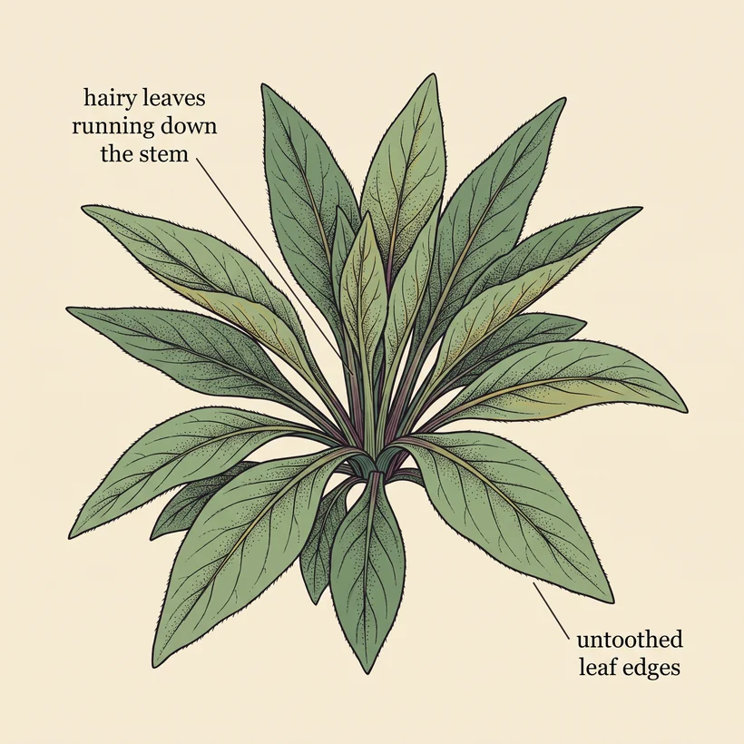 Comfrey identifying features