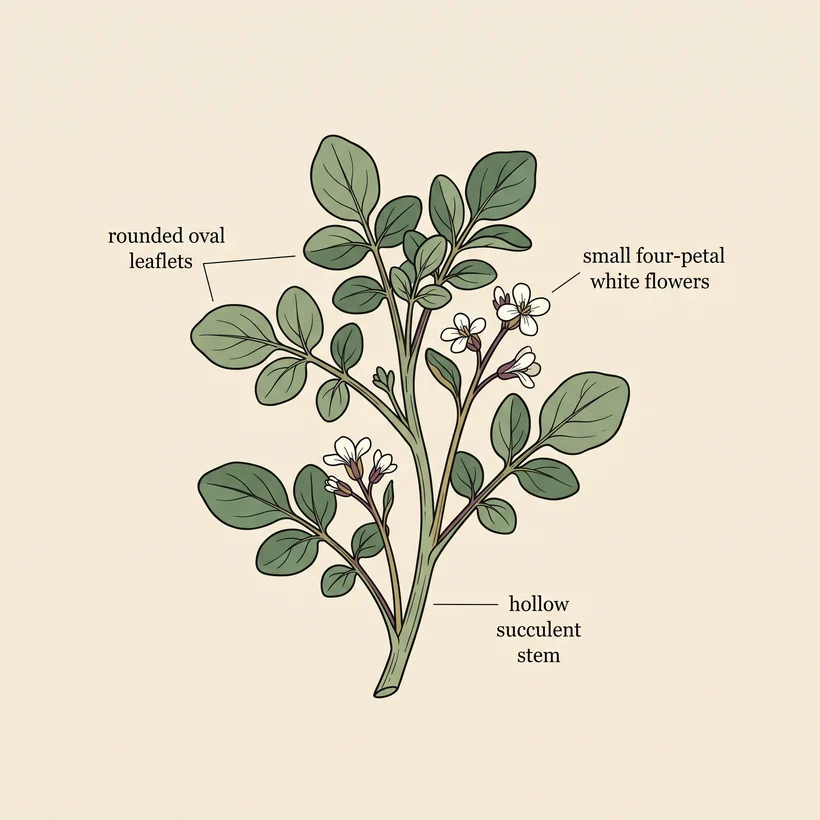 Watercress identifying features